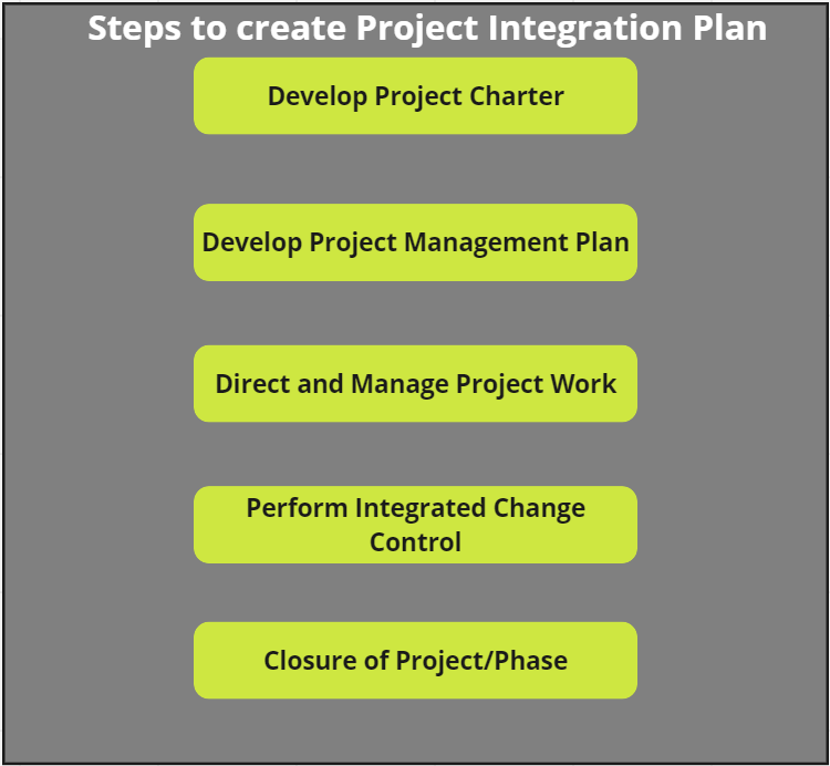 Project Integration Plan Steps