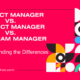 Project Manager vs. Product Manager vs. Program Manager